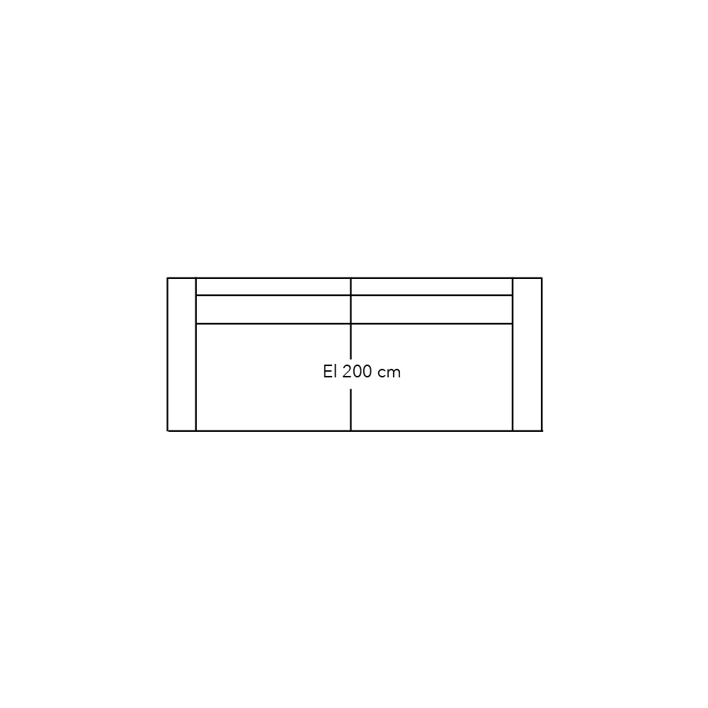 606032 - Element 200 met 2 armen - stofgroep 1