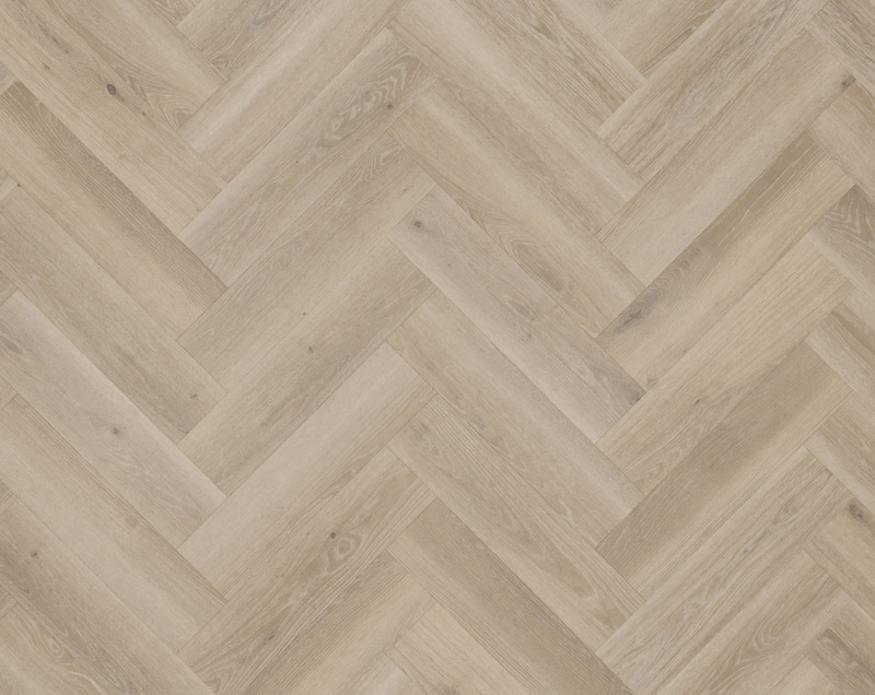 24537116 - Tarkett Supernature visgraat 55 - Highland Oak- Beige