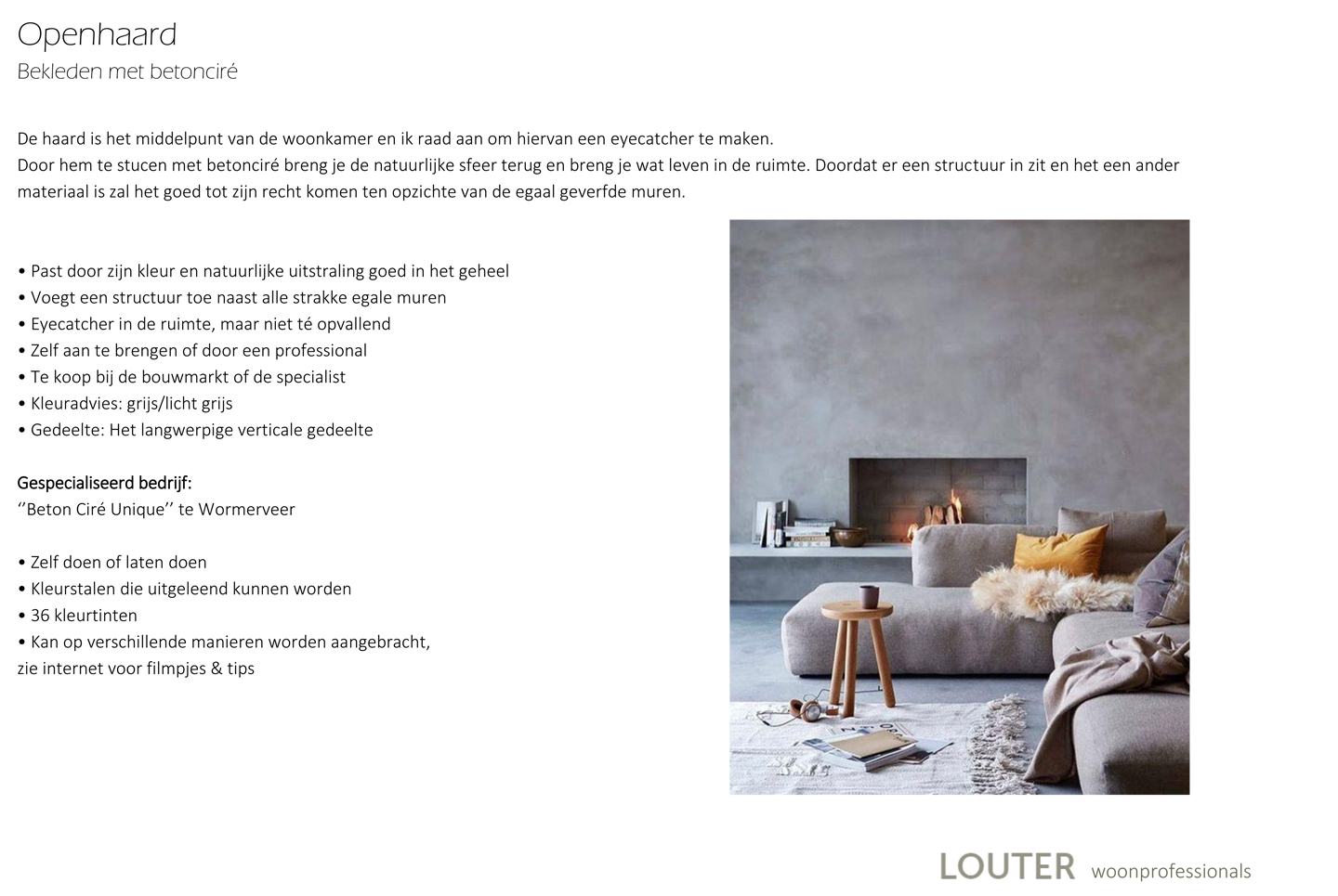 project 3 Louter Schoorl open haard