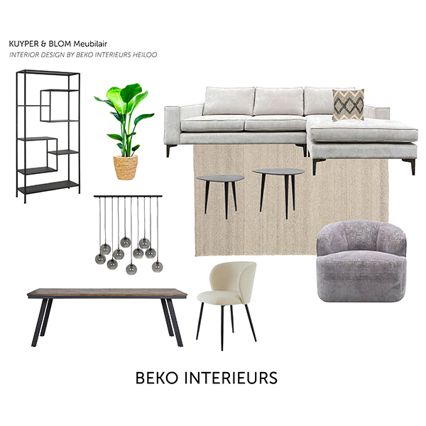 Moodboard en designplan VAN KUYPER EN BLOM