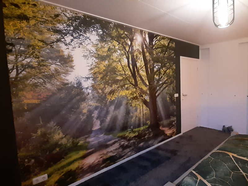 FOTOBEHANG NATUUR in de slaapkamer