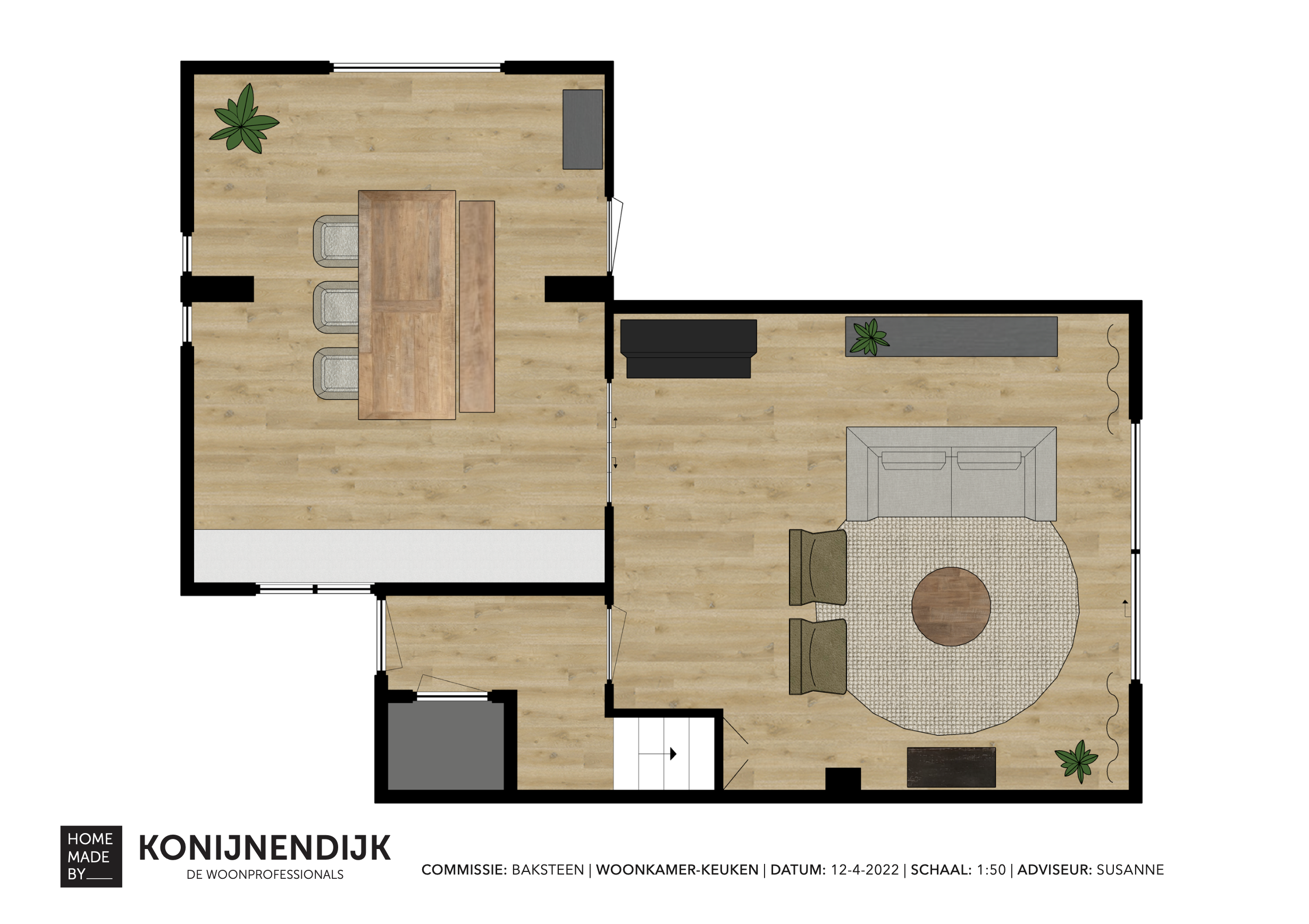 Plattegrond Baksteen