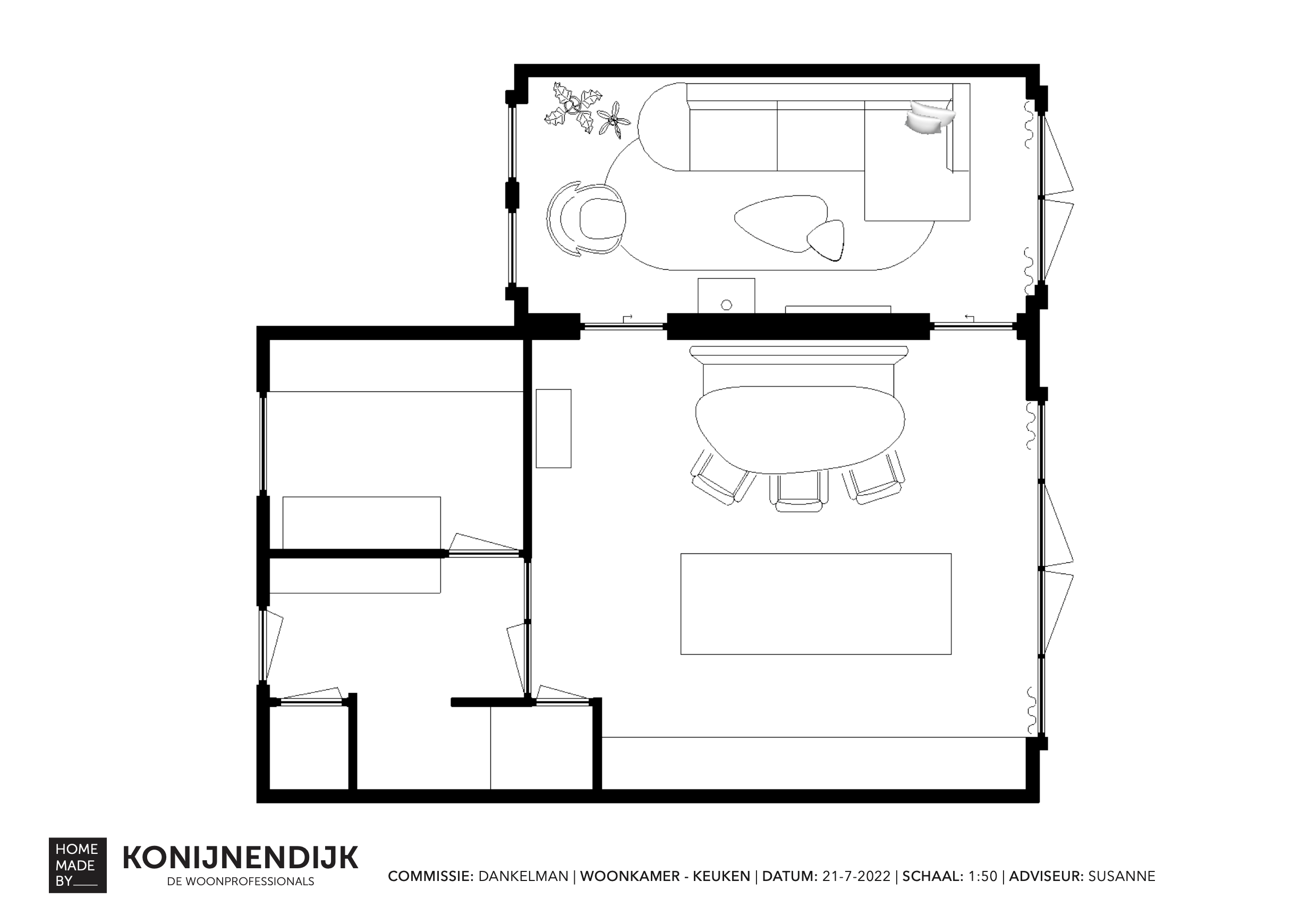 Plattegrond Dankelman